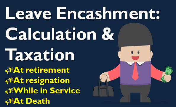 is earned leave encashment taxable